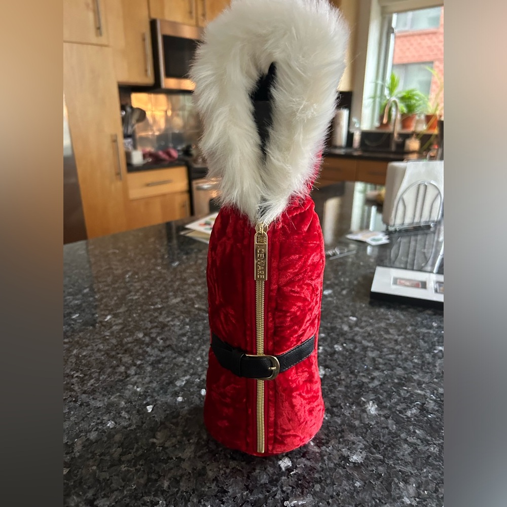 Iceware Santa Coat Belt Wine Parka Bottle Bag